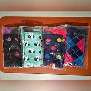 BRAND NEW with tags Amazon Compression Long Socks 4 pack Size L/ XL